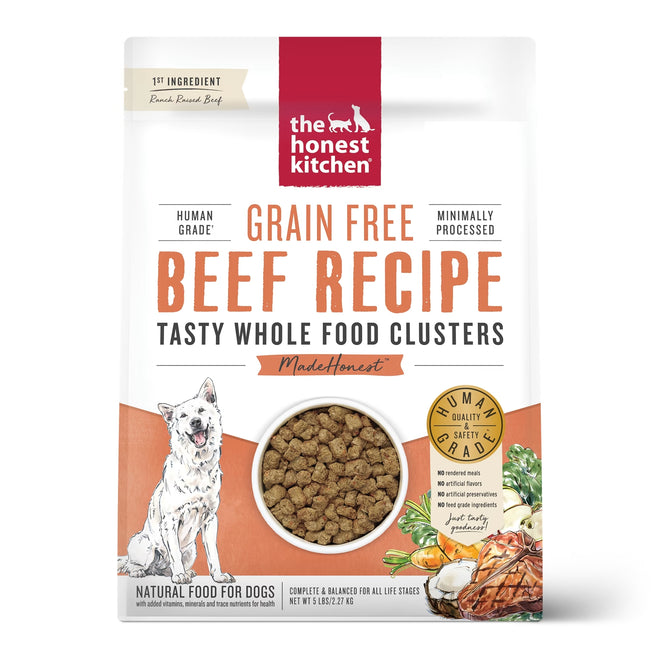 Honest Kitchen Beef Clusters Dry Recipe for Dogs
