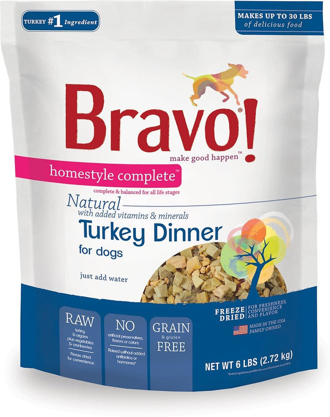 Bravo Homestyle Complete Freeze Dried Raw Turkey