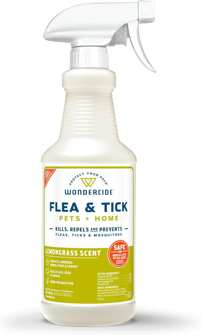 Wondercide Flea & Tick Lemongrass Spray for Dogs