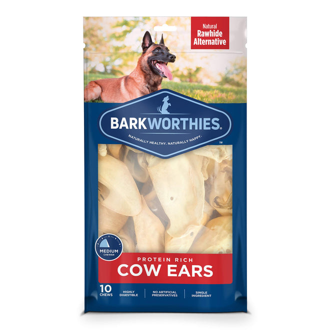 Barkworthies Cow Ear 10 Pack