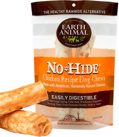 Earth Animal No Hide Chicken Recipe Chews for Dogs10.99