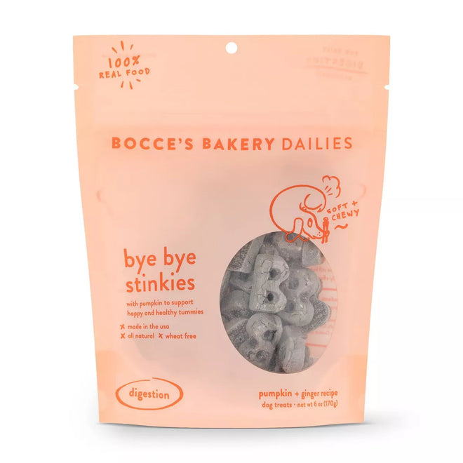 Bocces Bye Bye Stinkies Soft and Chewy Treats