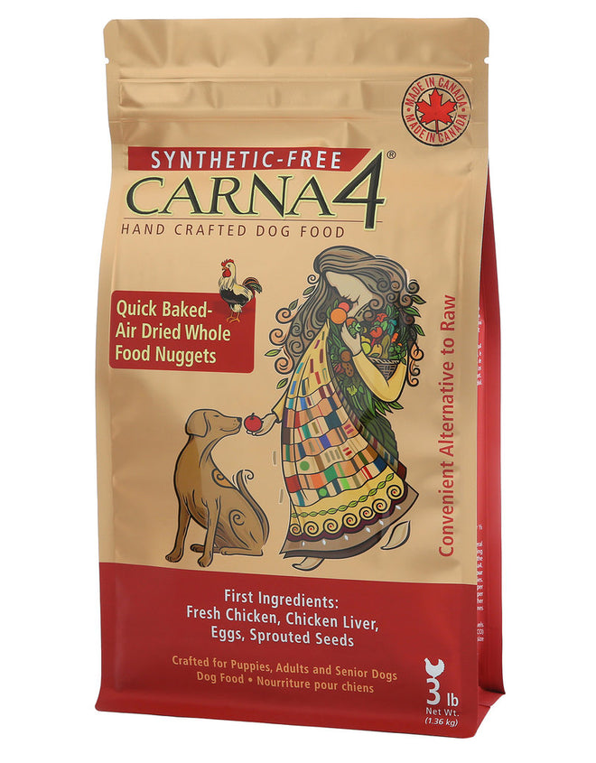 Carna4 Quick Baked Air Dried Chicken for Dogs