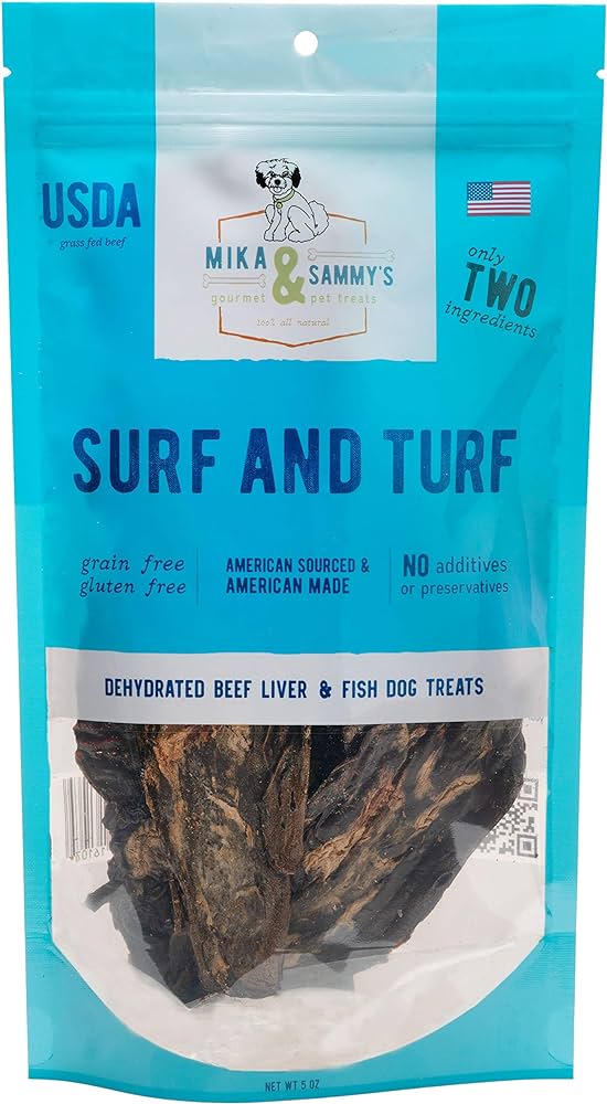 Mika & Sammy’s Surf and Turf Beef Liver Jerky 5oz