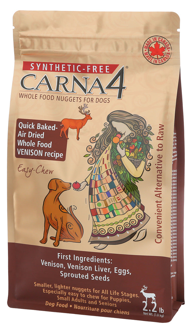 Carna4 Quick Baked Air Dried Venison for Dogs