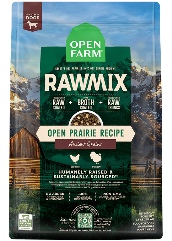Open Farm Rawmix Open Prairie With Grain for Dog