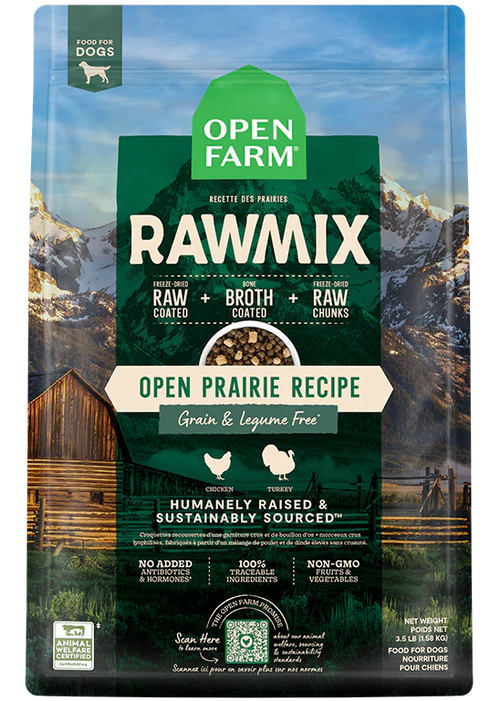 Open Farm Rawmix Open Prairie Grain Free for Dog