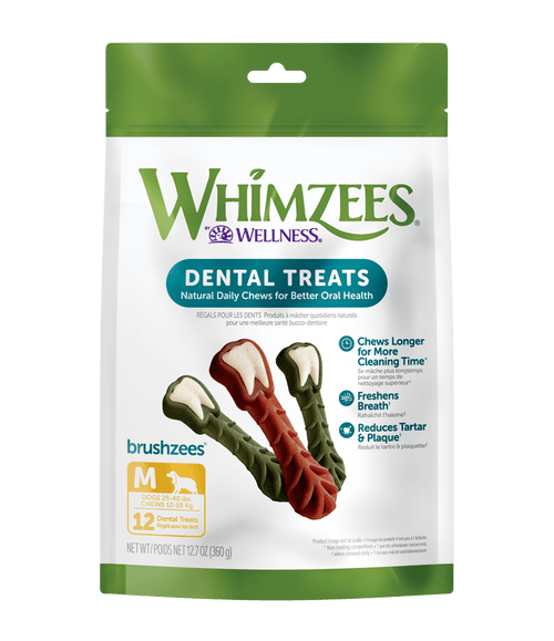 Whimzees Brushzees Chew for Dogs