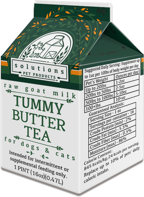 Solutions Frozen Raw Tummy Butter Tea