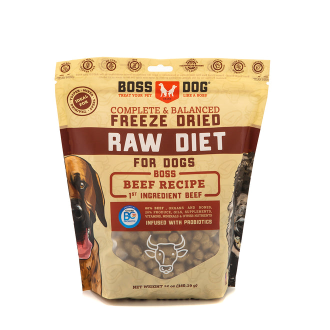 Boss Dog Freeze Dried Beef 12oz