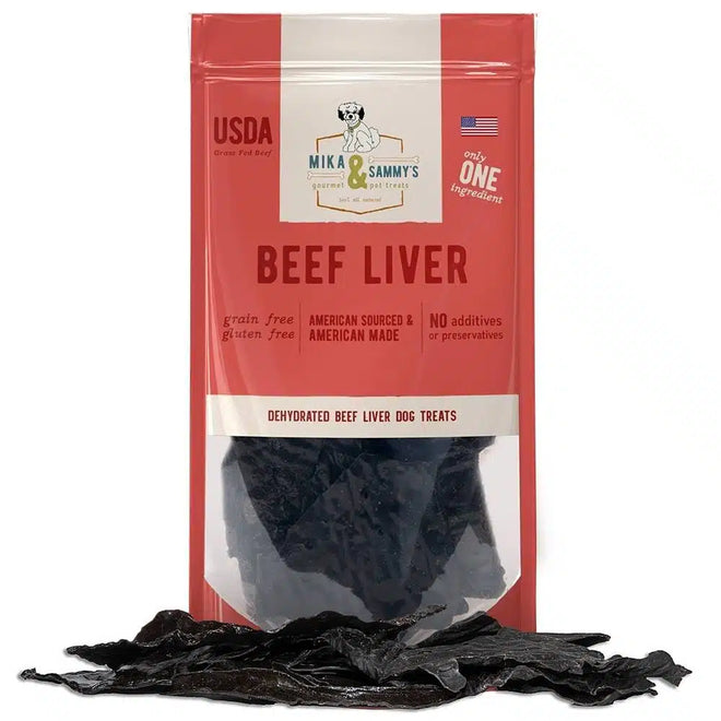 Mika & Sammy’s Beef Liver 5oz Treats for Dogs