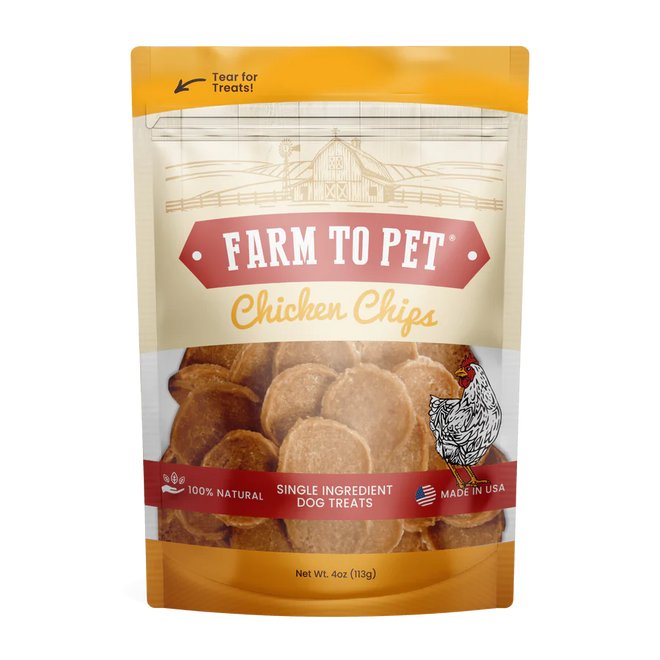 Farm To Pet Single-Ingredient Chicken Chips