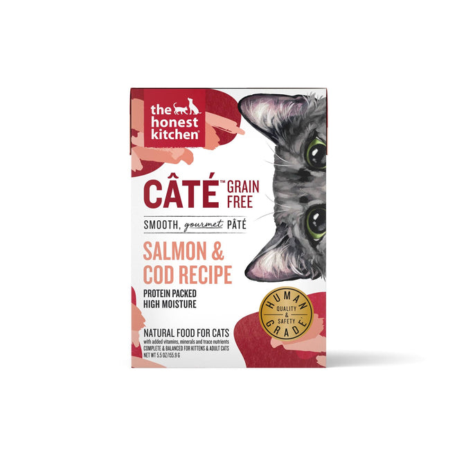 Honest Kitchen Cate Salmon Cod Recipe for Cats 5.5 Oz
