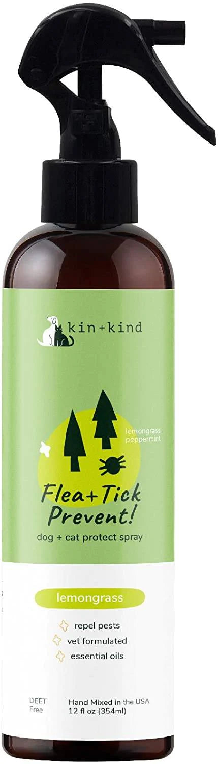 Kin+ Kind Prevent Flea & Tick Spray for Dogs 12oz