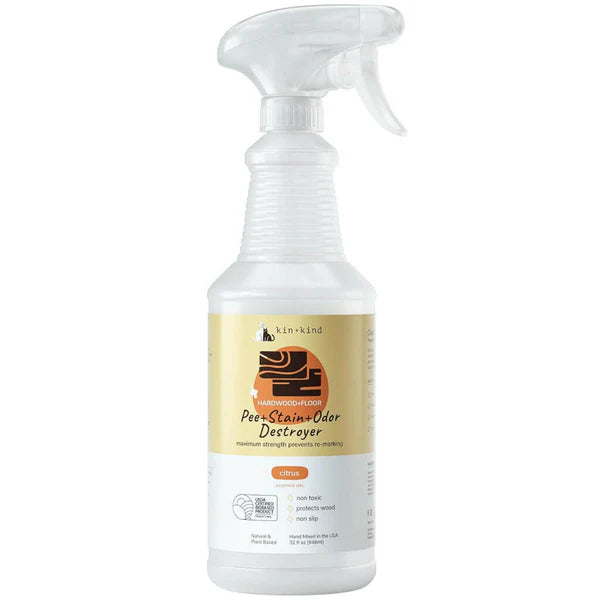 Kin + Kind Hardwood Floor Citrus Hardwood Cleaner 32 oz