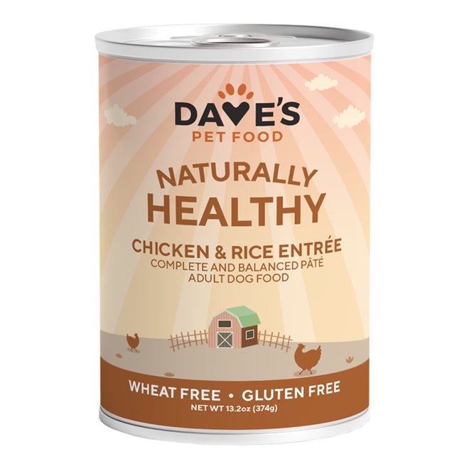 Dave's Dog Naturally Healthy Chicken & Rice 13.2oz