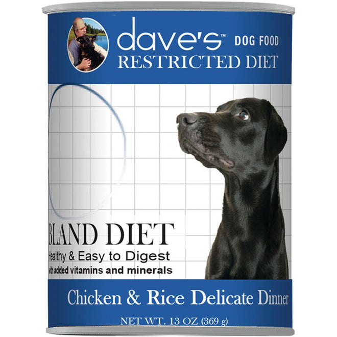 Dave's Dog Restricted Diet Chicken & Rice 13.2oz