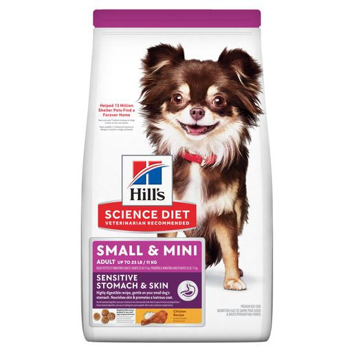 Hill's Science Diet Sensitive Stomach & Skin Mini Chicken 15lb