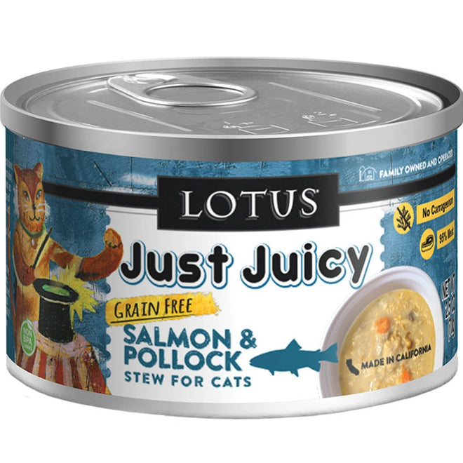 Lotus Cat Just Juicy Salmon Pollock