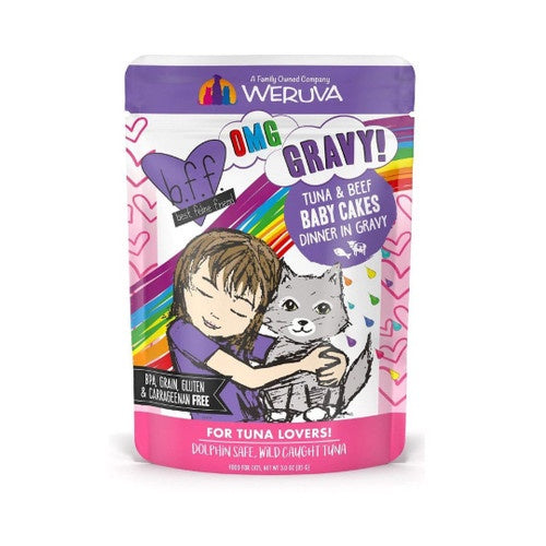 Weruva Cat BFF Gravy Tuna & Beef Pouch 3oz