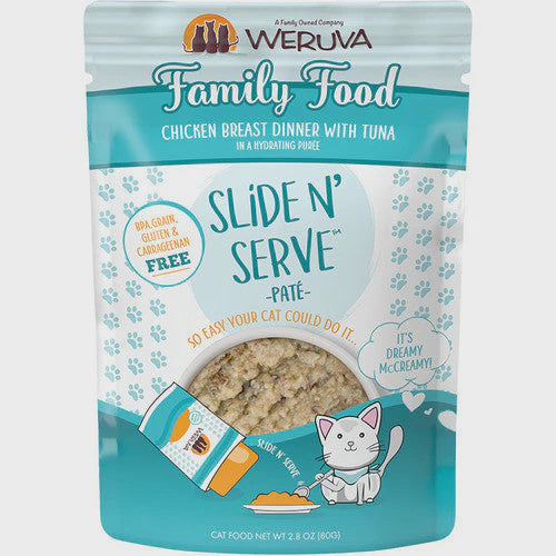 Weruva Cat Slide & Serve Family Food Pouch 2.8oz