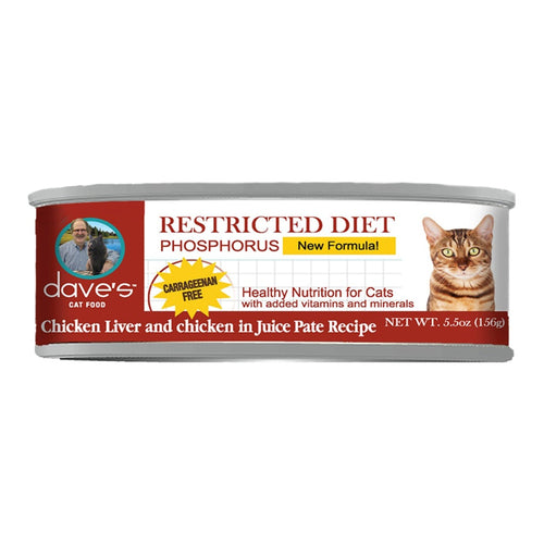 Dave's Cat Restricted Diet Phosphorus Chicken 5.5oz