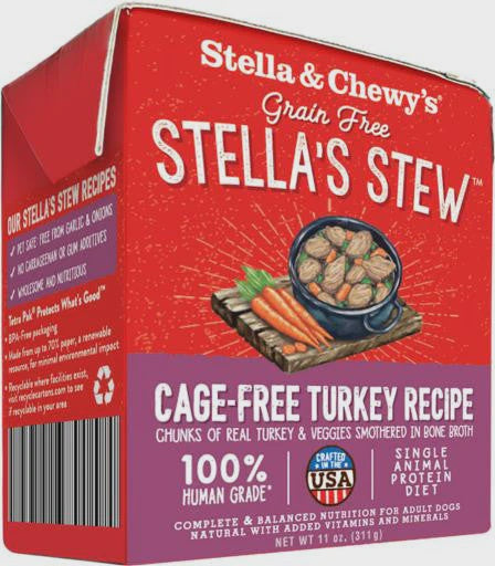 Stella & Chewy's Dog Stew Cage Free Turkey 11oz