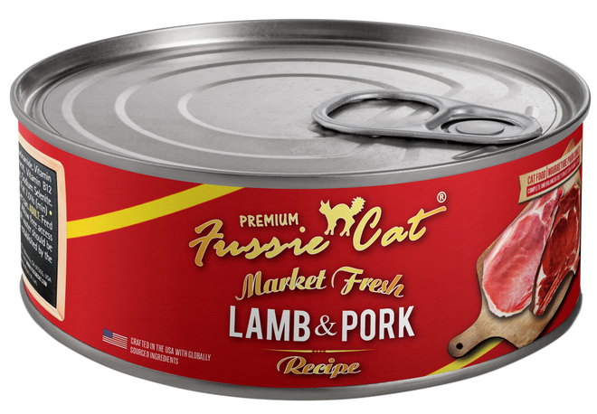 Fussie Cat Lamb And Pork 5.5 Oz