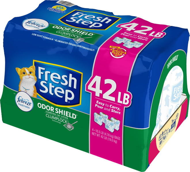 Fresh Step Odor Shield Scented Scoop Litter 42lb