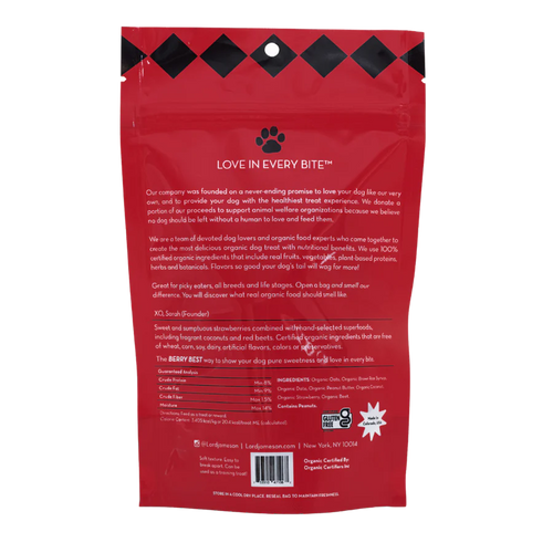 Lord Jameson Berry Best Treats for Dogs 6 Oz