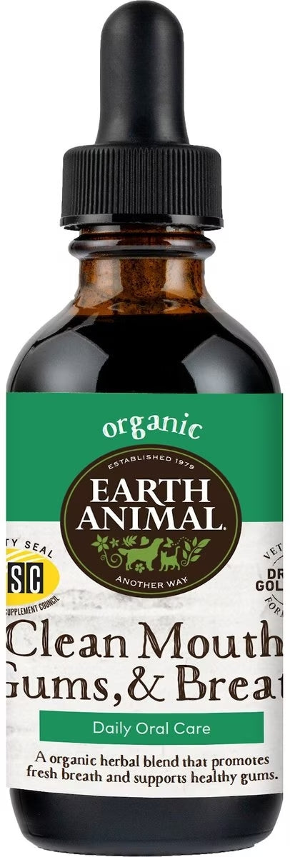 Earth Animal Oral Care Remedy Clean Breath for Dogs & Cats