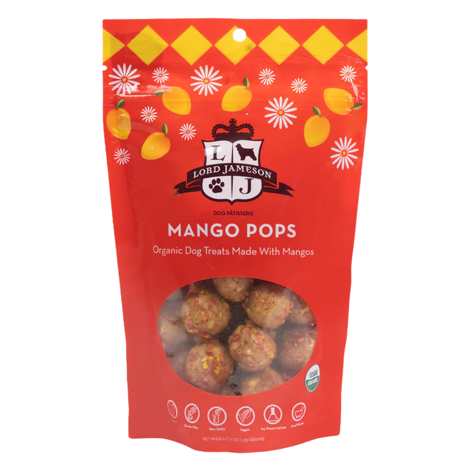 Lord Jameson Mango Pops Treats for Dogs 6 Oz