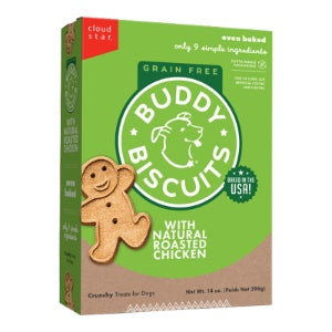 Cloud Star Dog Buddy Biscuits Grain Free Chicken 14oz