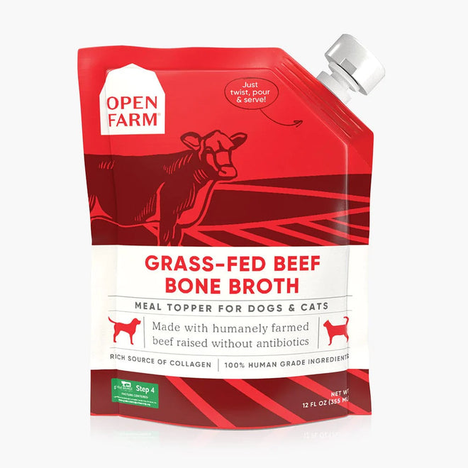Open Farm Beef Bone Broth Dog and Cat