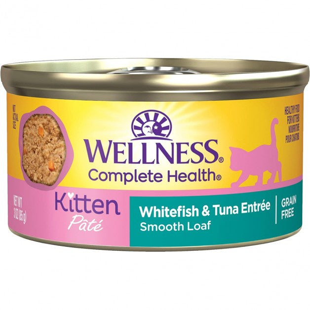 Wellness Kitten Whitefish&Tuna 5.5oz