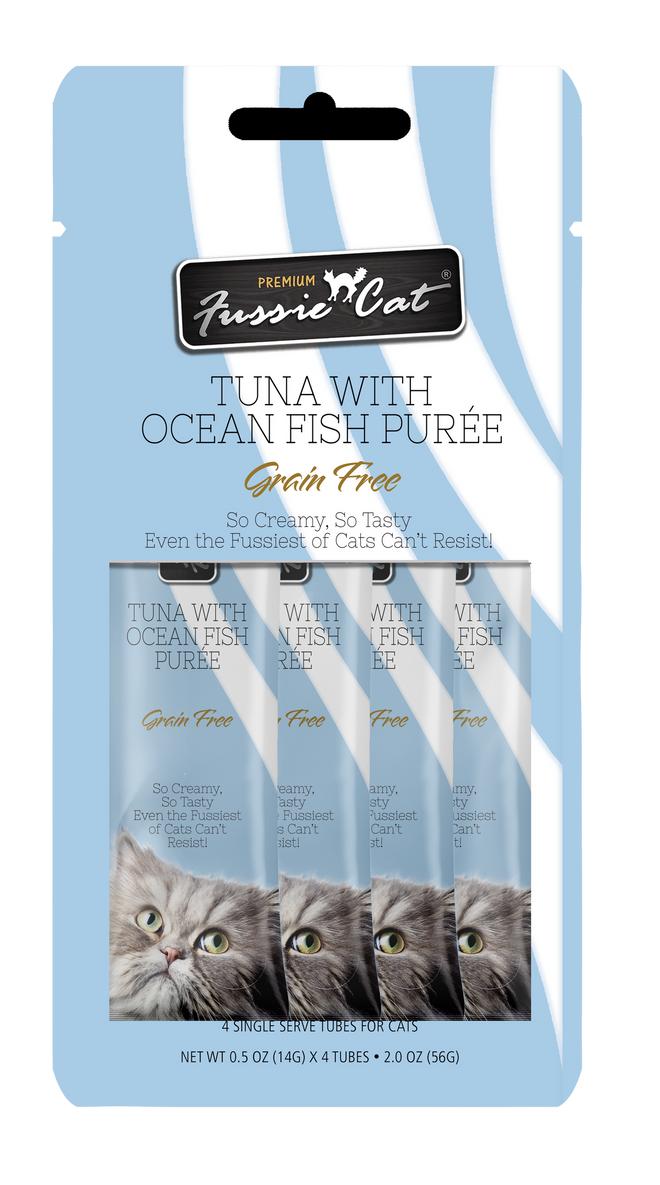 Fussie Cat Tuna Wit Ocean Fish Packet 2 Oz