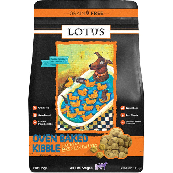 Lotus Dog Adult Grain Free Duck Cassava 4lb