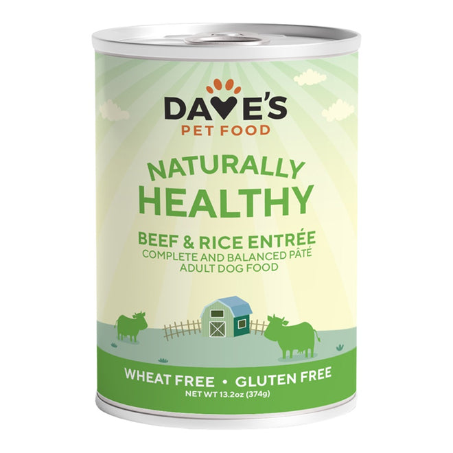 Dave's Dog Naturally Healthy Beef & Rice 13.2oz