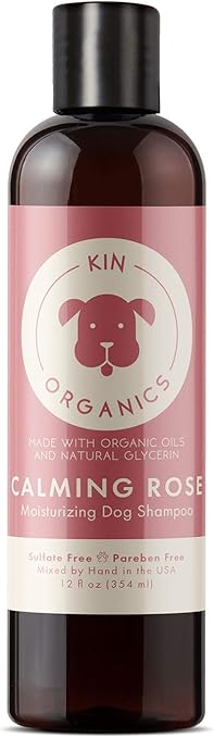 Kin + Kind Calming Rose Moisturizing Dog Shampoo 12oz