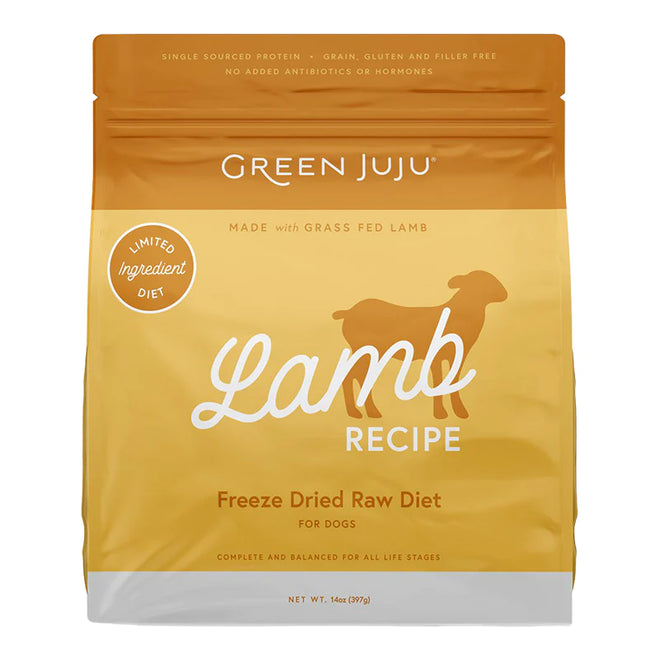 Green Juju Freeze Dried Lamb Recipe 14oz