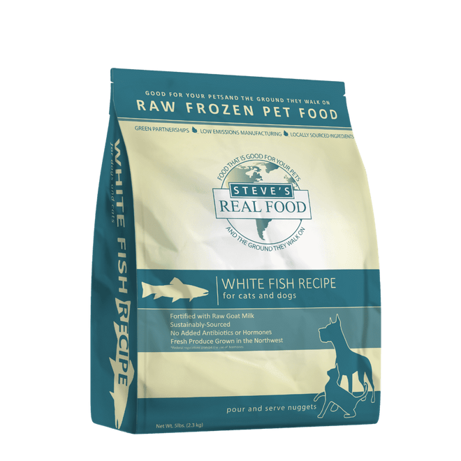 Steve's Real Food Frozen Raw Whitefish 5lb
