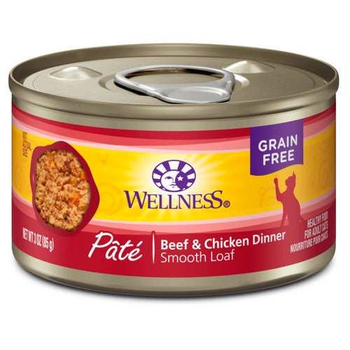 Wellness Pate Beef Chicken 3oz