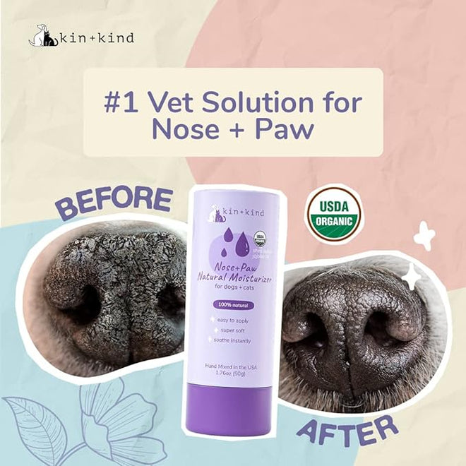 Kin + Kind Moisturizing Nose and Paw Stick for Dogs & Cats