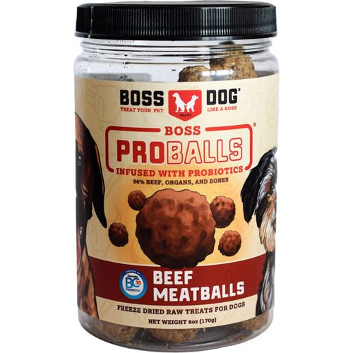 Boss Dog ProBalls Freeze Dried Beef Meatballs