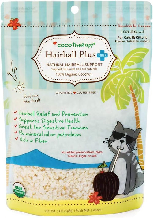 Coco Therapy Hairball Plus | Fiber For Cats 7 Oz