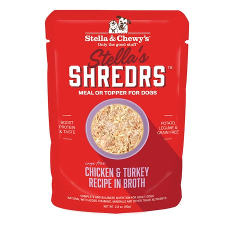 Stella & Chewy's Dog Shredrs Chicken & Turkey 2.8oz