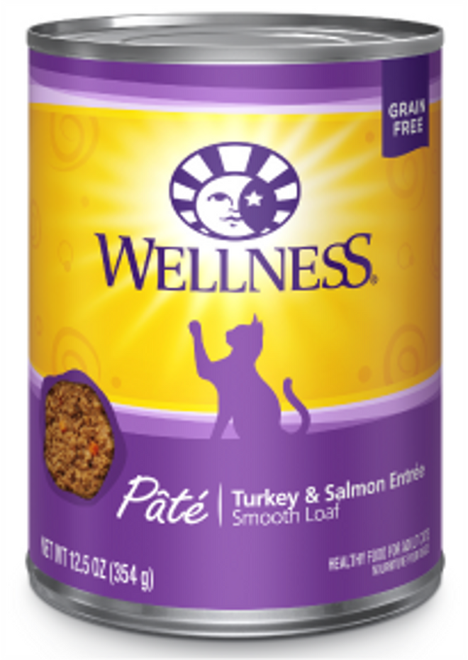 Wellness Pate Turkey Salmon 12.5 oz