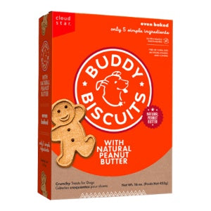 Cloud Star Dog Buddy Biscuits Peanut Butter