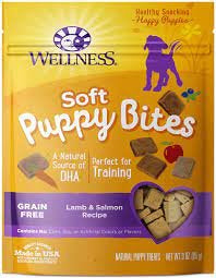 Wellness puppy bites lamb & salmon 3oz