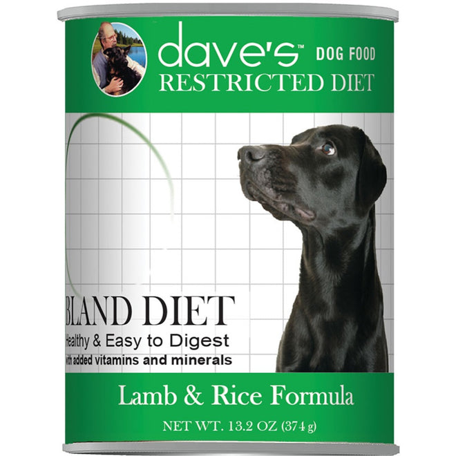 Dave's Dog Restricted Diet Lamb & Rice 13.2oz